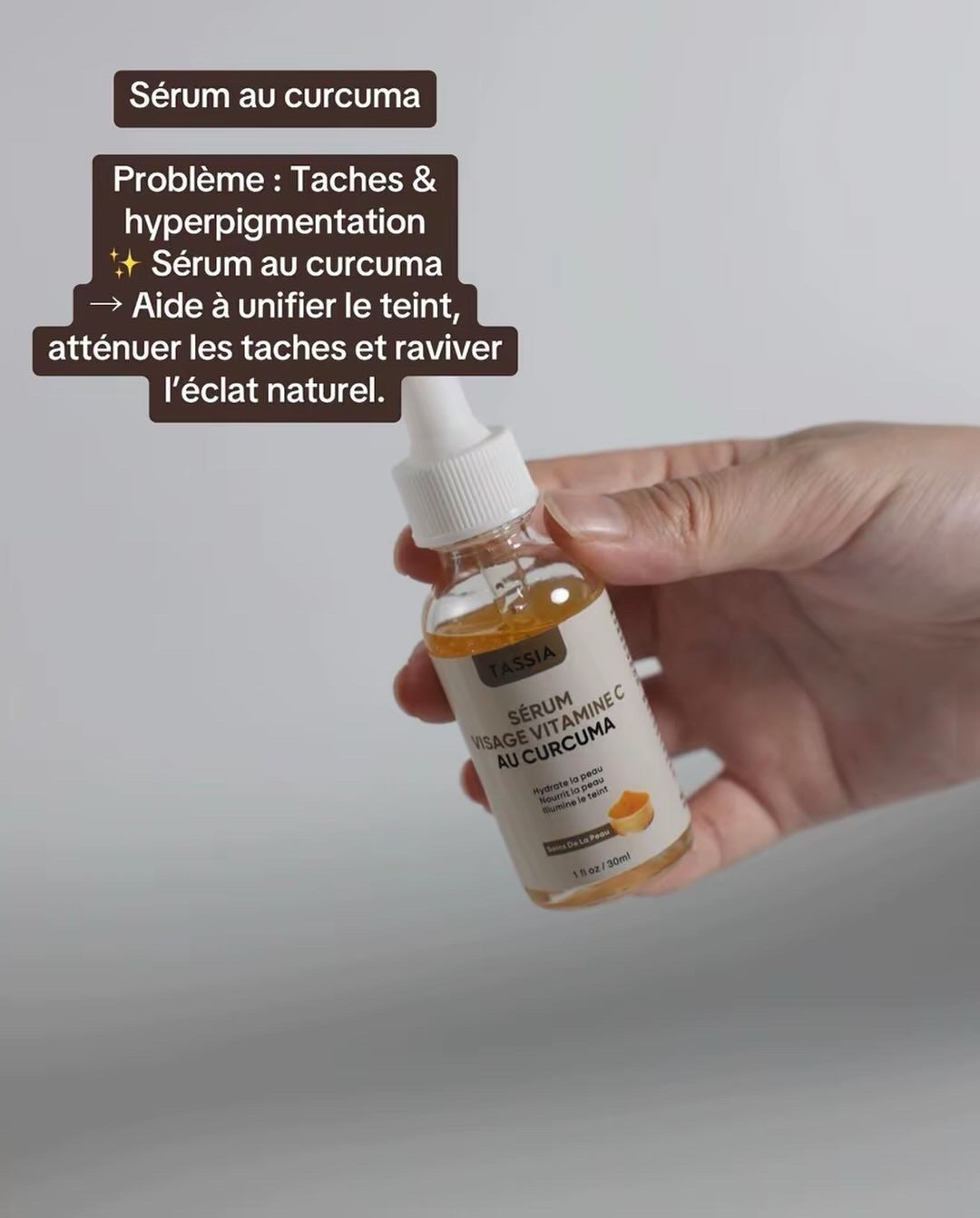 Sérum au curcuma anti tache