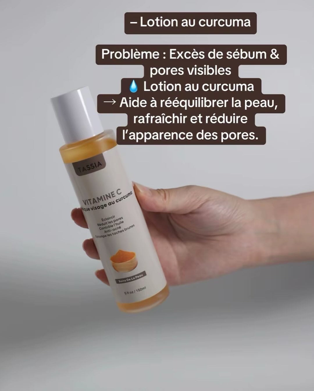 Lotion tonique anti taches acnés